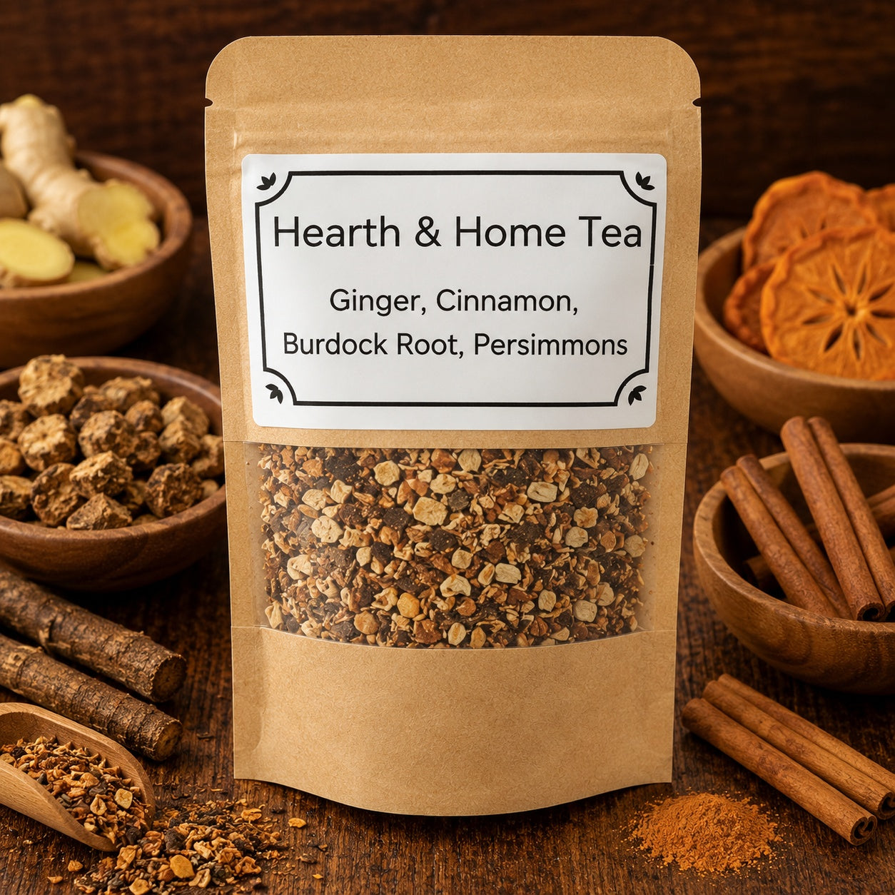 Hearth & Home Herbal Tea (Ginger & Cinnamon)