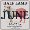 Half Lamb (20–25 lbs) (June)