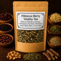 Hibiscus Berry Vitality Tea (Hibiscus, Elderberry, Nettle, Rosehips)