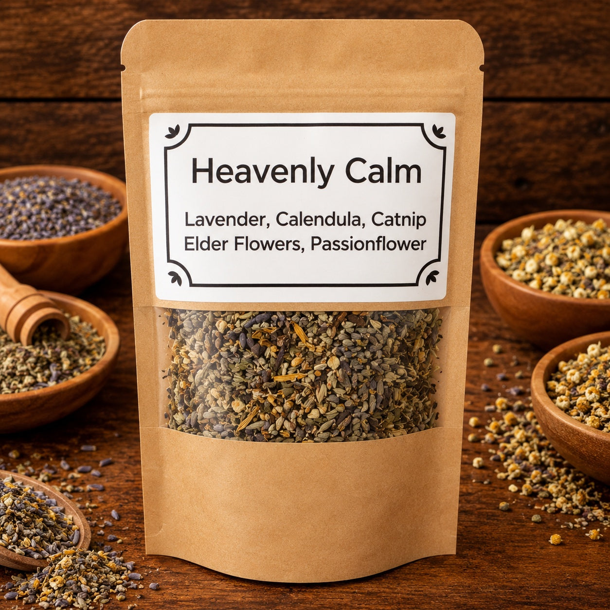 Heavenly Calm Herbal Tea (Lavender & Calendula)